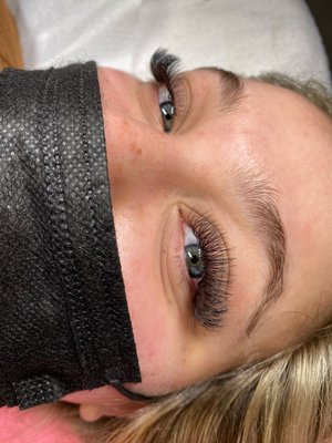 Volume eyelash extensions