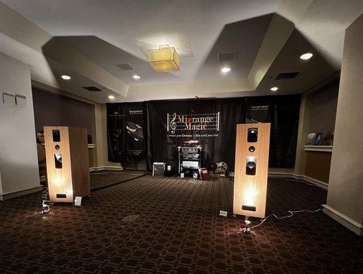 British Audio Guys and On A Higher Note for the Debut of Graham Audio's LS5/5f Loudspeakers at T.H.E Show, Long Beach CA,  June 2022