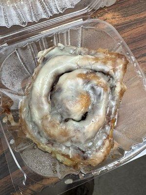 Homemade cinnamon roll