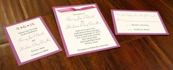 Reception Announcements & Wedding Invitations