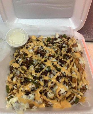 Philly Cheese Steak Fries!!