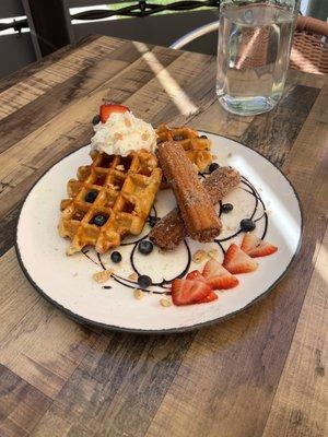 Churro Waffles