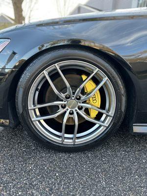 Audi Wheel Cleaning