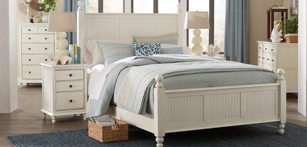 Bedroom furniture set from John Thomas Custom Furniture at Daniels' Homeport Coastal Furnishings. Kitty Hawk furniture store.