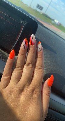 Dip nails with gel polish