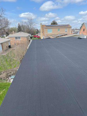 Flat roofing