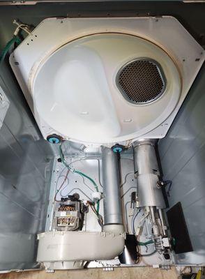 Dryer after servicing