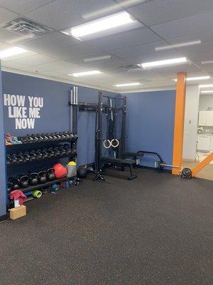 The studio is equipped with everything you need to have amazing workouts and achieve your goals.