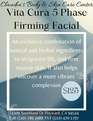 This is one of many different treatments we offer! If you are interested in learning more see our Rejuvenating Facials on our website!