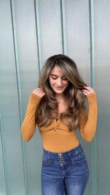 Balayage highlights