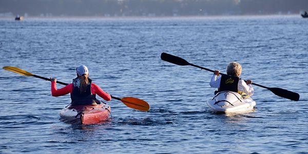 Kayaking on Lake Okoboji!