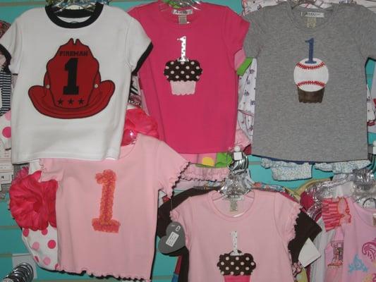 Lots of Birthday Shirts to choose from!