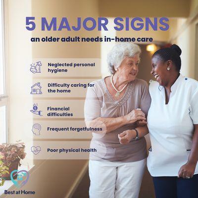 Have you sign these signs on your loved one? Talk to us and explore what you can do to help them.