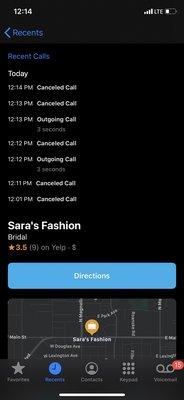 Called so many times they either cancel the call or it goes to voicemail and says memory full