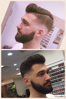 Skin Fade Pompadour.