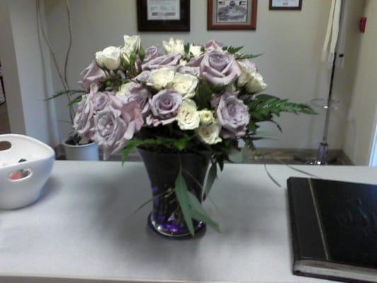 These are the flowers from the other company. Look just like the picture!!  Beautful!!