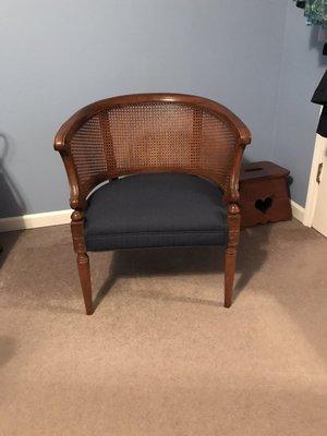 Chair with new upholstery