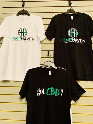 Hemp Haven Wellness Center T-Shirts. Available in S,M,L & XXL .