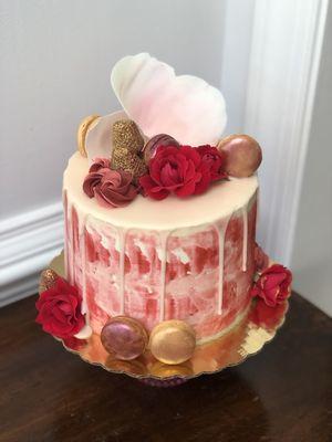 Custom Buttercream Drip Cake