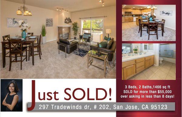 Sold in less than 10 days for nearly 60K more than list price!