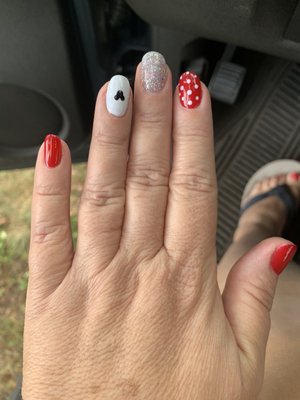 Disney themed nails