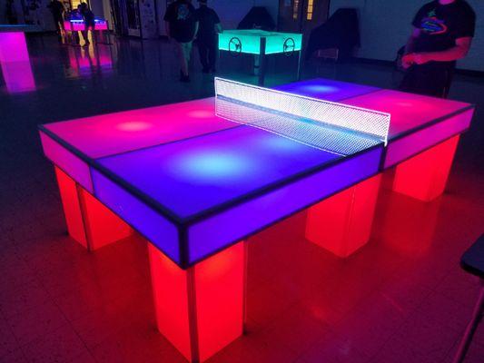 Glow Ping Pong Table