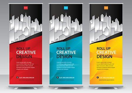 PULL UP Presentation Banners.