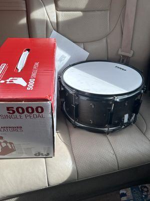 Dw5000 and new snare drum head