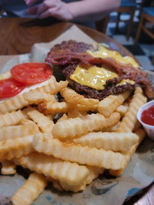 766 burger and fries