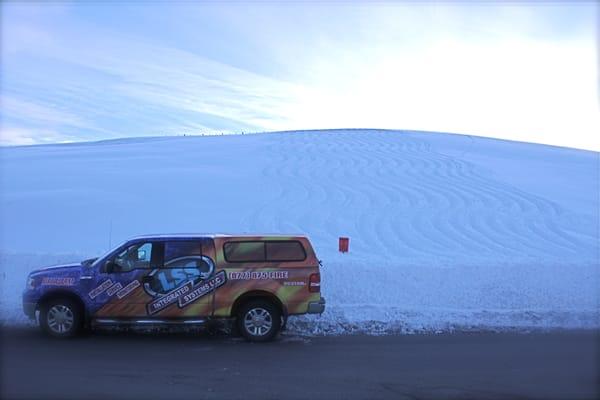 Snow snakes or Chinese rock garden?...hmmm