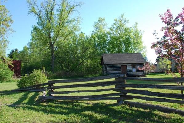 The Schoolhouse in spring.