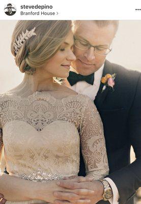 Beautiful bride, hair and makeup by Kelly.