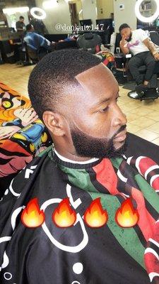 Men's Haircut w/ Beard/ Mustache/ Goatee Trim. Along with shampoo and condition.