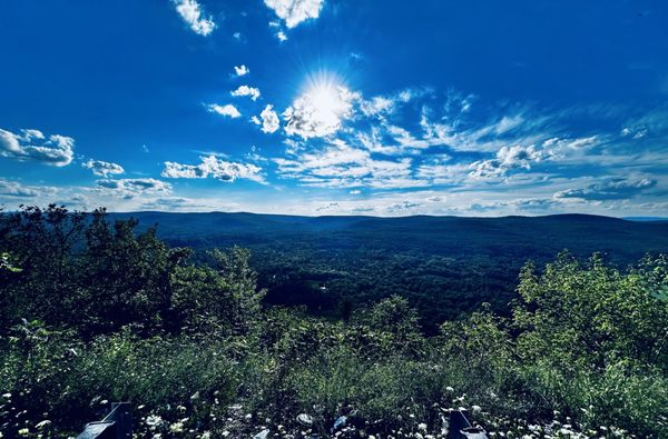 Panorama of the mountains nearby