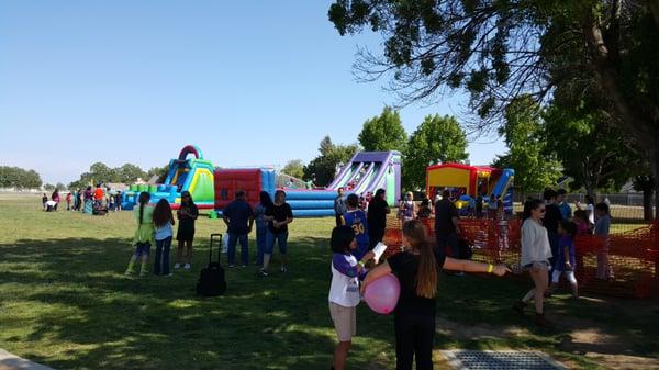 Carnival bouncy castle