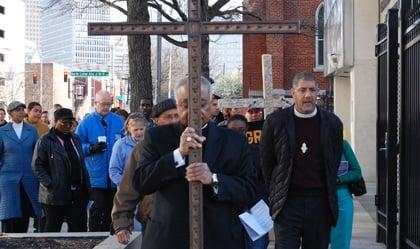 St. Teresa's is part of the Episcopal Diocese of Atlanta, 109 worshiping communities led by Bishop Robert Wright (on right).