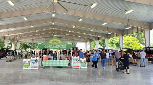 Always comfy in the shade of the Nucor Pavilion!