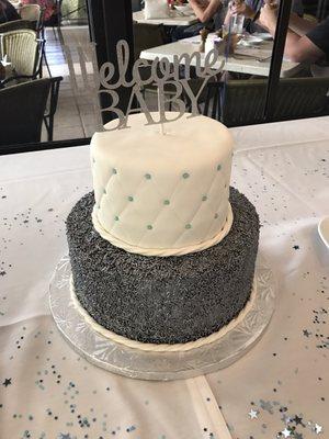 My amazing baby shower cake