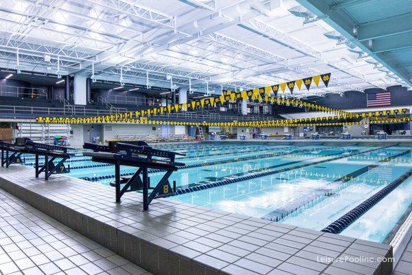 Commercial Aquatic Supplier - Rolfs Aquatic Center, Notre Dame, IN.