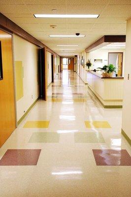 KVC Wheatland Hospital hallway