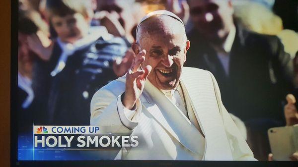 Holy Smokes!! Its the POPE!!