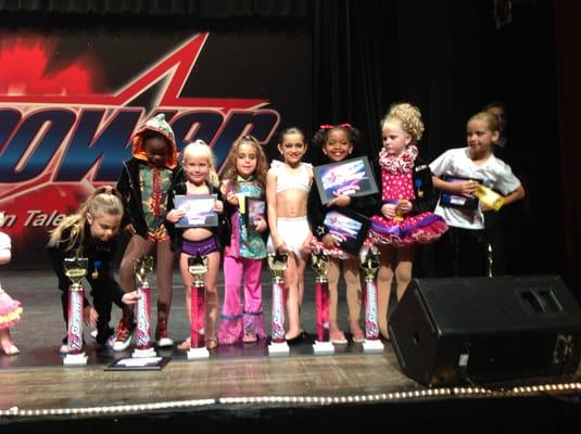 Our Top Ten's at Starpower Regionals 2012!  Way to go Girls!