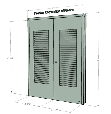 Full Louver Doors