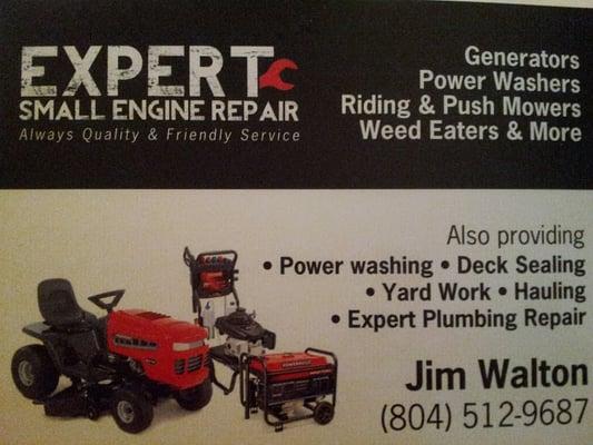 Expert Small Engine Repair