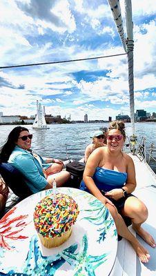 Good times and great views - perfect for your next girls night out on a private booze cruise