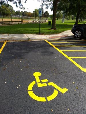 A parking space