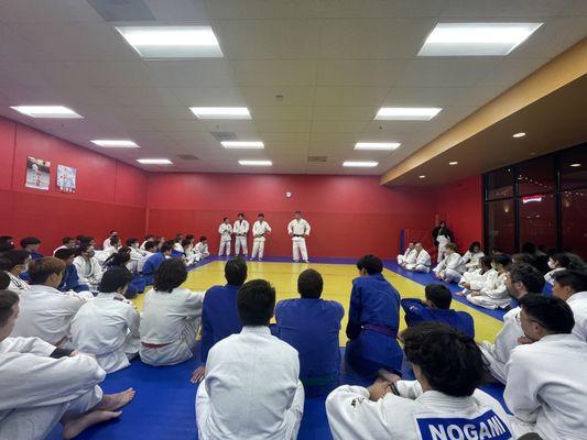 Adult class with Gold Medalist Inoue from Japan