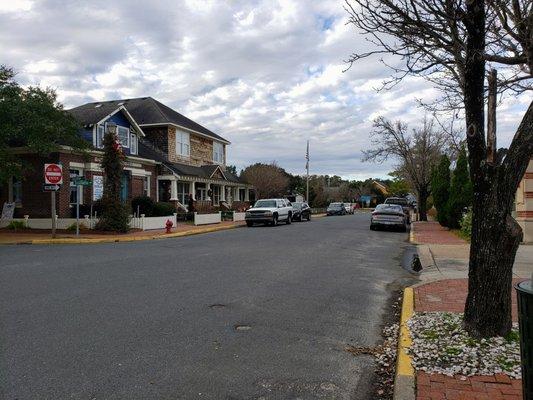 On Ananias Dare St. in Downtown Manteo