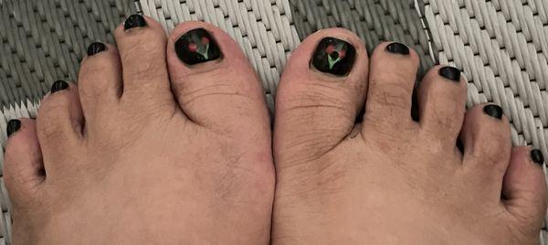 Cherry pedi!