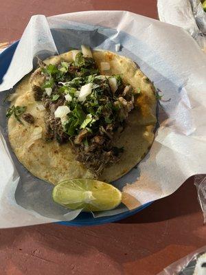 Barbacoa taco